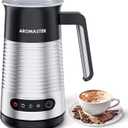 Aromaster 4 IN 1 Electric Milk Frother and Steamer for Coffee, Hot Dense/Airy Foam & Cold Foam Maker