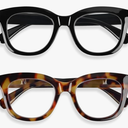 Areyeth 2 Pairs Oversized Retro Reading Glasses for Women, Oprah Style Large Blue Light Blocking Readers, +2.5