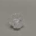 Dreyoo Faucet Handle Compatible with Delta Faucet RP2391, Single Clear Knob Handle Kit with Offset Hole for Shower/Tub, 2-1/2" x 2-1/8" Faucet Knob Replacement, Clear Acrylic Finish (2 Pack)