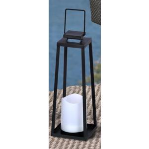 Solar Lantern Decorative Outdoor Set of 1 (15’’) Modern Black Metal Lanterns with Solar Candles, Decorative Candle Lanterns for Outdoor Porch, Patio, Garden, Yard Decor Trapezium Solar Lantern Decorative Outdoor Set of 1 (15’’) Modern Black Metal Lanterns with Solar Candles, Decorative Candle Lanterns for Outdoor Porch, Patio, Garden, Yard Decor Trapezium