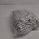JELLYMONI 100% Natural Cotton 3 pcs Striped Duvet Cover Sets,White with Khaki Stripes Pattern Printed Comforter Cover,with Zipper Closure & Corner Ties(King Size) (King(104"90"), 1601)