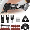 Cordless Oscillating Tool for Dewalt 20V Battery, 6 Variable Speed Brushless-Motor Tool, Oscillating Multi Tool Kit for Cutting Wood Drywall Nails Remove Grout & Sanding(Battery Not Included)