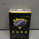 E-YOOSO Wireless Mouse for Laptop, Portable Optical Computer Mouse, 6 Buttons, Cordless 2.4GHz with USB Receiver, 5-Level 4800 DPI, 18 Months Battery Life for PC Chromebook Windows Mac (Gray)