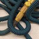 100ft Garden Hose - Water Hoses w/10 Function Spray Nozzle, 2025 New Superior Strength Flexible Hose, 3/4" Brass Connectors- Leakproof Lightweight Water Pipe for Gardening(Blue Black)