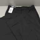 Plaid&Plain Men's Dress Pants Slim Fit Stretch Khaki Pants Wrinkle Free, Size -8x35"