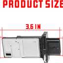 zipelo Mass Air Flow Meter Sensor, 22680-7S00A Auto Mass Air Flow Meter Sensor, Automotive Airflow Sensor, Compatible with Nissan 03-14 Altima 06-12 Sentra 03-09 350Z 09-19 370Z 05-19 Frontier