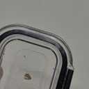 Home Basics 12 oz. Airtight Food Container, Clear | 2 Locking Tabs | Silicone Seal | Great for Leftovers or Work Lunch
