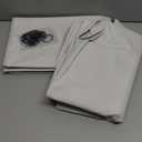 INOVADAY Thermal Sliding Door Curtains 100% Blackout Curtains for Bedroom, Sliding Glass Door Drapes Extra Wide for Patio Linen Textured Farmhouse Window Treatment, Beige, 2 Panel, W100xL84