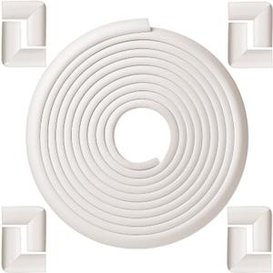 Mr. Pen- Furniture Corner & Edge Safety Bumpers, Small, 18ft Edge & 8 Corners, Baby Proof Corners and Edges, Baby Proofing Corner Guards, Baby Corner Protector Guards, Edge Protector for Baby (Off-white)