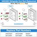 UPGRADED 240535201 Refrigerator Door Rack Bar Replacement Compatible with Frigidaire Kenmore Refrigerator Door Shelf Replacement Parts AP3214686, AH734991,FRT17B3AZB, LFHT1513LW0,FRT15 Door Shelf Rack