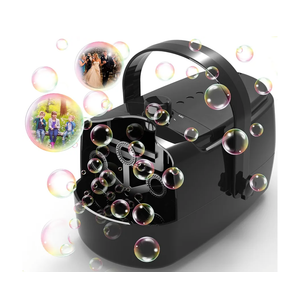 Bubble Machine Durable Automatic Bubble Blower, 8000+ Bubbles Per Minute Bubbles for Kids Toddlers Bubble Maker Operated by Plugin or Batteries Bubble Toys for Indoor Outdoor Birthday Party