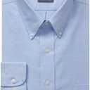 Van Heusen Men's Regular Fit Oxford Solid Buttondown Collar Dress Shirt, 17.5"-18" Neck 34"-35" Sleeve