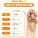 Double Sides Non-Slip Dog Socks to Prevent Licking Paws - Strong Traction for Paw Protector, Senior Dogs, Hardwood Floors, Dog Booties with Grippers - Size Large