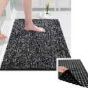 Yimobra Bathroom Rugs Mat, Extra Soft Comfortable Bath Rugs, Non-Slip, Water Absorbent and Thick Bathroom Floor Mats, Machine Washine, Shaggy Rugs for Shower Bathtubs