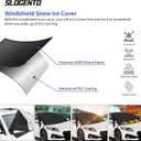 Windshield Cover for Ice and Snow for Ford 2015-2024 2025 2026 F150 250/ F350 F450 Super Crew Cab, XL XLT Limited Raptor Windshield Frost Cover for Truck, Ford F-150 All Weather Protector Accessories