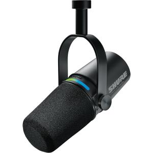 Shure MV7i Smart Microphone with Built-in Audio Interface - Podcast & Musician Mic with 2 Channels, XLR and 1/4", USB-C for Mac/PC/Phone, Advanced DSP Features, All-Metal Design, Auto Level Mode