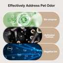 Pet Air Purifier Large Home 4200 sq ft, Suck up Floating Cat Dog Hair Dander, 7-Stage H13 HEPA Anion Activated Carbon Filter, Air Purifiers with APP for Odor Allergies Smoke Dust, Zero Ozone, P339