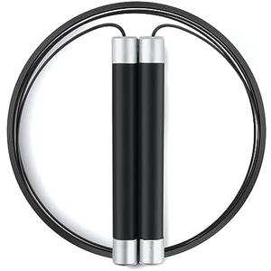 Jump Rope, 1/2 lb Weighted Jump Rope for Fitness Men and Women, Adjustable Jump Rope, Non-Slip Grip Steel Wire Skipping Ropes for Adult and Children, Athletic Fitness Exercise Jumping Rope