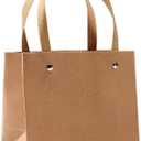 6PCS Paper Flower Bouquet Bags with Handle, Colored Bouquet Flower Wrapping Boxes for Mother's Day Wedding Birthday Anniversary Valentine Day,Color Brown