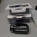 Video Camera 8K 64MP Camcorder 18X Digital Zoom YouTube Vlogging Camera Webcam IR Night Vision WiFi 3.0Touch Screen Camcorders with 32G SD Card, Remote Control and 3 Batteries (BLACK)