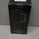 SYACOT 40 oz Tumbler with Handle and Straw Stainless Steel Insulated Tumbler Leak Proof Lid and Straw Lid Reusable Travel Mug Coffee Mug Cup Dishwasher Safe Keep Drinks Cold and Hot (Phantom Pink)