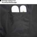 Upright Vacuum Cleaner Storage Bag 420D PVC Dustproof and Waterproof Cleaner Protective Black Cover