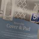 Whitmor Deluxe Ironing Board Cover and Pad (Ironing board not included) - Medallion Grey (Medallian Gray)