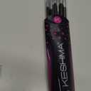 KESHIMA Professional Eye Makeup Brushes Set with Eyeshadow & Blending Brush, Smudge, Angled Crease, Pencil, Angled Eyeliner and Bent Eyeliner