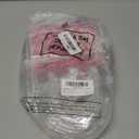 Sweetude 24 Pcs Coquette Pink Bow Party Gift Bags PVC Pink Clear Cheer Goodie Treat Bags with Handle Coquette Birthday Bow Party Favor Small Candy Bag Bulk Reusable Wrap for Bridesmaid Proposal