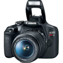 Canon EOS Rebel T7 DSLR Camera w/EF-S 18-55mm f/3.5-5.6 IS II Lens Bundle with 2x 64GB Memory Cards + Wide Angle & Telephoto Lenses + Pro Kit Black