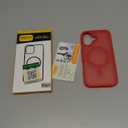 MOCCA Strong Magnetic for iPhone 16 Case, [Compatible with Magsafe][16FT Mil-Grade Drop Protection] Slim Thin Translucent Matte Protective Cover Case for iPhone 16 Phone Case 6.1", Red