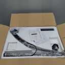 Arc Floor Lamps Bronze, Standing Lamps for Living Room with Remote Control, Foot Switch, Metal Shade, Arched Floor Lamp with Stepless Dimmable LED Bulb, Brown Floor Reading Tall Lamp for Bedroom