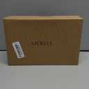 MOELLE Premium Wooden Salt and Pepper Grinder Set Danish Design Teak Wood Shakers, Refillable, Adjustable Coarseness, Ceramic Mechanism, 7.8 inch, In Beautiful Gift Box