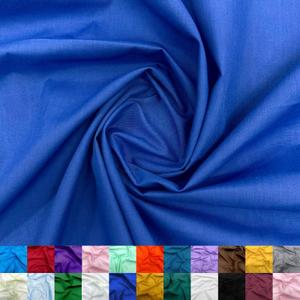 Ice Fabrics Cotton Polyester Broadcloth Fabric by The Yard - 60" Wide Soft & Breathable Broadcloth Fabric for Sewing - Perfect for Apparel, Bedding, Curtains and More - Royal Blue - 2 Yards