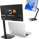Portable Travel Monitor Stand, Strong Magnetic Portable Monitor Holder, iPhone/iPad Stand for 4.7" 12.9" 15.6" 16" 17.3" 18.5'' Screens, Universal Screen Extender Base Adjustable Tablet Holder