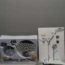 MakeFit Dual Filtered Rain Shower Head Combo, Handheld Shower Head with Adjustable Bar - Rainfall Shower Head And Showerhead with Filter for Hard Water - Removes Chlorine (Premium Chrome)