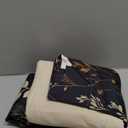 Botanical 6-Piece Full Size Sheets Set, Boho Floral Print Brushed Microfiber Sheets, Cooling Bed Sheet Set, Ultra Soft & Breathable, 16' Deep Pocket Fitted Sheet & Pillowcase Set, Beige Brown Leaves (Mysterious Bloom & Leaf)