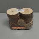 Natural Wood Slices 30 Pcs 3.5-4 Inches Craft Unfinished Wood Kit Predrilled Wooden Rounds with Bark, Wood Circles with Hole, Wood Slices for Crafts Ideal for DIY Projects, Christmas Ornaments