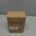 Boxalls 2 Pack Acrylic Picture Frames 4x6 with Translucent Black Base Stand, Frameless Photo Frame for Tabletop or Desktop Display (Horizontal + Vertical)