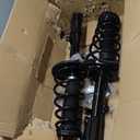 TRIBLE SIX Front Pair Complete Struts Shocks Assembly w/Coil Spring Replacement for 2008 2009 2010 2011 2012 Rogue Suspension Kit 172608 172609