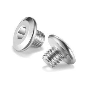 M5 x 6mm 20Pcs Flat Head Hex Socket Cap Screws Bolts, 304 Stainless Steel 18-8, Full Thread by SG TZH (with Hex Spanner)