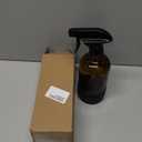 Bontip Amber Glass Spray Bottle with Silicone Sleeve Protection, 16 oz Refillable Spray Bottles for Cleaning Solutions, Plants, Aromatherapy, Facial Hydration (1, Black, 16 oz)