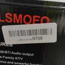 LSMOEO Karaoke Machine for Adults and Kids 2 Microphones ,Portable Bluetooth LS-317