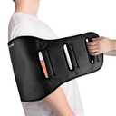 Transfer Sling,Padded Assist Gait Belt for Seniors, Heavy Duty Patient - Lifting Aids Mobility Standing and Lifting Aid for Disabled, Injured, Seniors, Elderly - Safely Move from Wheelchair and Bed (Black)