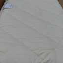 FULI Japanese Futon, Foldable & Portable Floor Lounger Bed, Roll Up Sleeping Pad, Shikibuton, Made in Japan (White, Full)