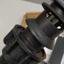 Bathroom Faucet Matte Black Modern Waterfall Bathroom Sink Faucet with Single Handle Suitable for 1 or 3 Holes,Supply Deck Plate and Hose