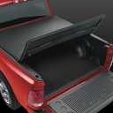 FOR 2005-2011 DODGE DAKOTA 5'3" TRUCK BED ADJUSTABLE TRI-FOLD SOFT TONNEAU COVER