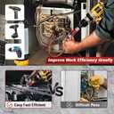 Wire Stripper for Drill,Wire Stripping and Twisting Tool for 6/8/10/12/14AWG,Portable Wire Nut Twister for Power Drill,Cable Quick Twister Tool and Connector8pcs