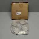 Shellwei Nativity Scene Advent Wreath Pillar Candle Holder, Metal Advent Wreath Ring Candleholder Nativity Scene Candle Holder for Xmas Centerpiece Decor Church (3 Inch Pillar Candles Not Included)