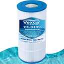 Vexca C900 Pool Filter Cartridge Replacement for Unicel C-8409, Filbur FC-1292, Pleatco PA90, Hayward C900, CX900RE,Sta-Rite PXC95, Ultral-B6, 90 Sq.Ft, 1 Pack